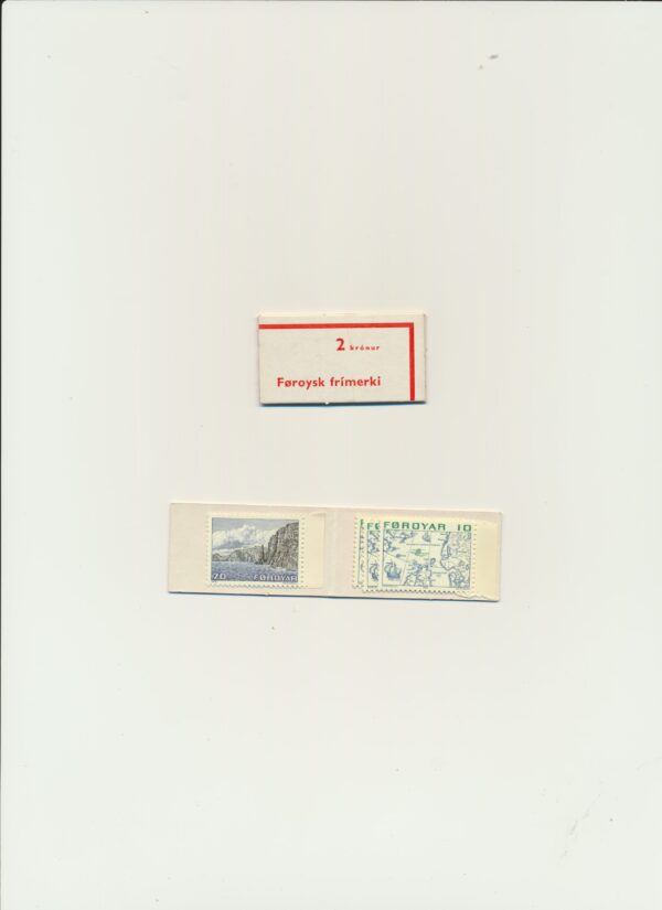 The Faroes-booklet-issued-  1975-Nh-Mint. Facit HA 1