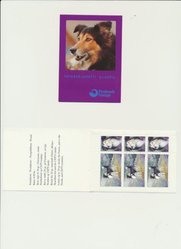 The Faroes-booklet-issued-  1994-Nh-Mint. Facit H 4