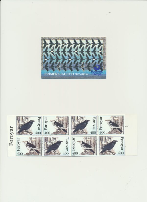 The Faroes-booklet-issued-  1995-Nh-Mint. Facit H 6