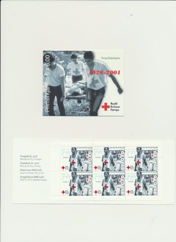 The Faroes-booklet-issued- 2001-Nh-Mint. Facit H 21