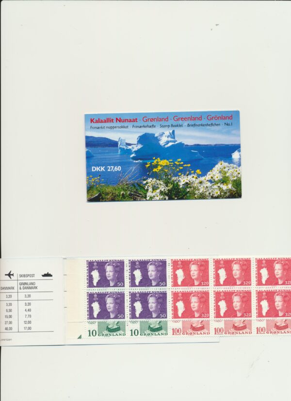 Greenland -booklet-issued-   1989-Nh-Mint. Facit H 1