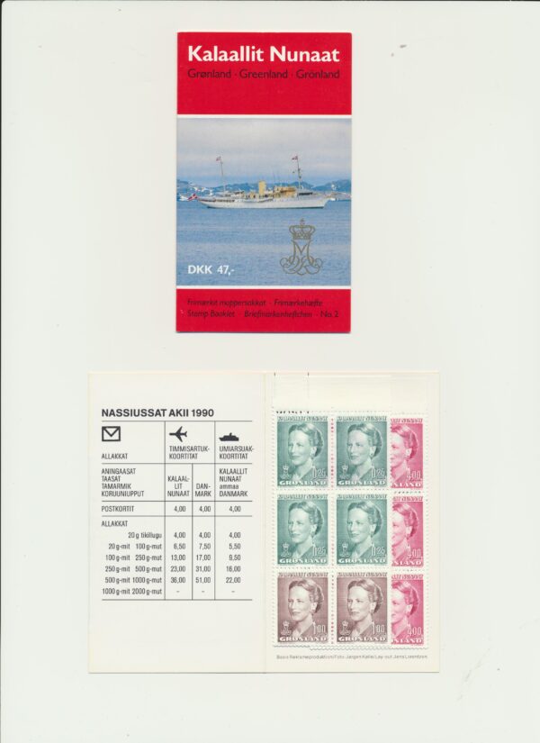 Greenland -booklet-issued-   1990-Nh-Mint. Facit H 2