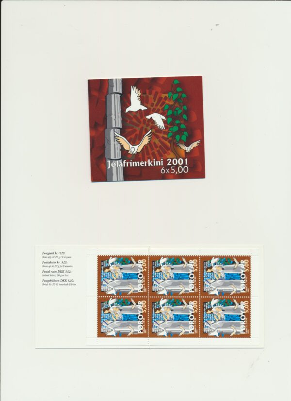 The Faroes-booklet-issued- 2001-Nh-Mint. Facit H 22