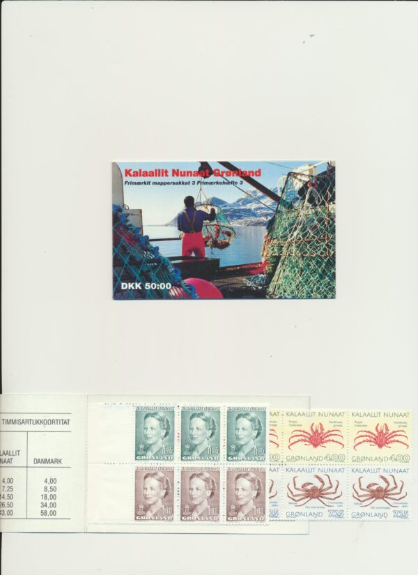 Greenland -booklet-issued-   1993-Nh-Mint. Facit H 3