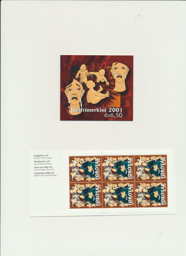 The Faroes-booklet-issued- 2001-Nh-Mint. Facit H 23