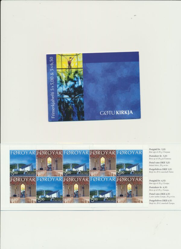 The Faroes-booklet-issued- 2002-Nh-Mint. Facit H 25