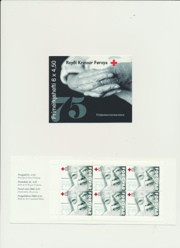 The Faroes-booklet-issued- 2001-Nh-Mint. Facit H 20