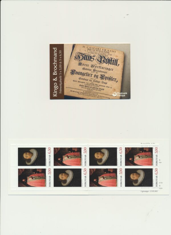 The Faroes-booklet-issued- 2003-Nh-Mint. Facit H 27