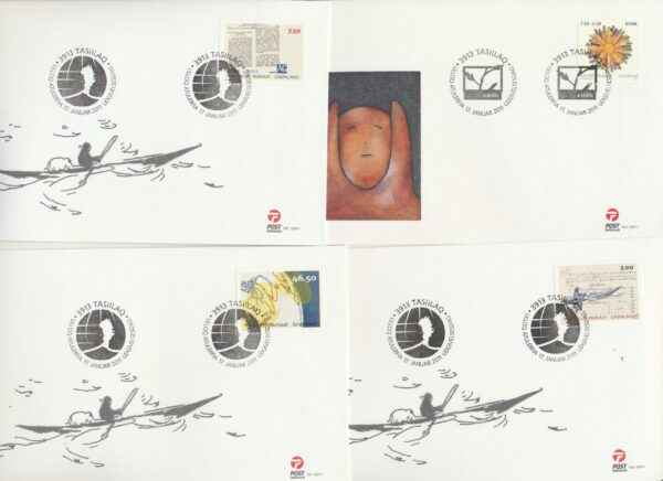 Greenland FDCs issued 2011 on FDC  covers. no Blocks.
