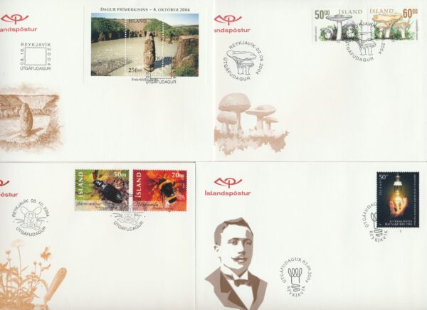 Iceland FDCs  all issued in 2004. - Image 4