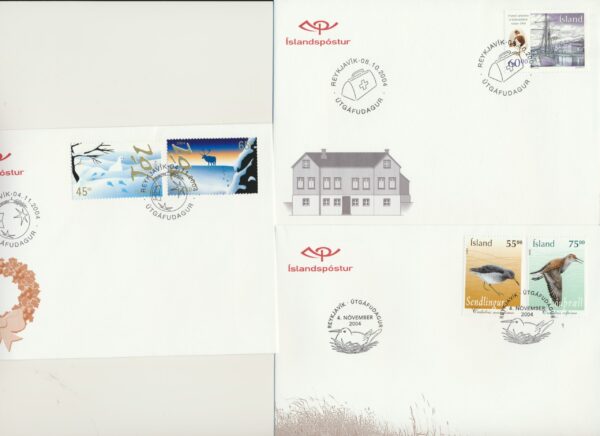 Iceland FDCs  all issued in 2004. - Image 3