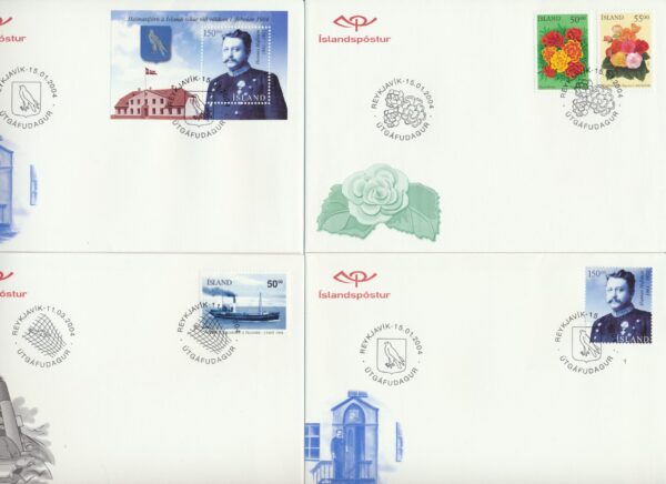 Iceland FDCs  all issued in 2004. - Image 2