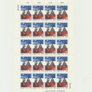 The Faroes  Flickscoutes 50 years anniversary in 1978 in whole sheet   NH Mint.